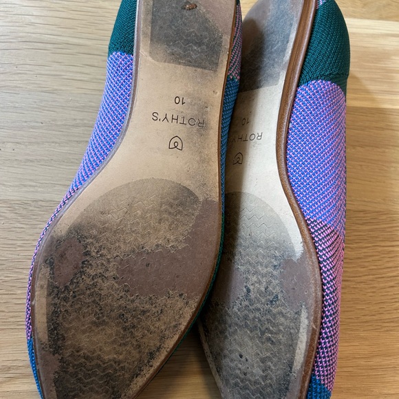 Colorful Geometric Rothy’s Flats - Picture 2 of 3